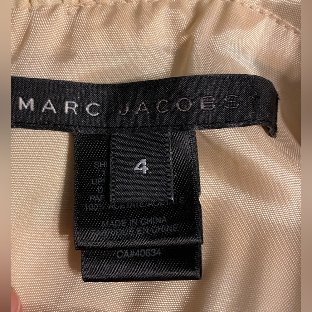 Y2K Marc Jacobs SILK Floral Print Ruffle Trim Sleeveless Blouse Size 4 - Picture 4 of 9